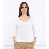 Bluzki damskie - Tommy Hilfiger Bluzka HENLEY | Slim Fit - miniaturka - grafika 1