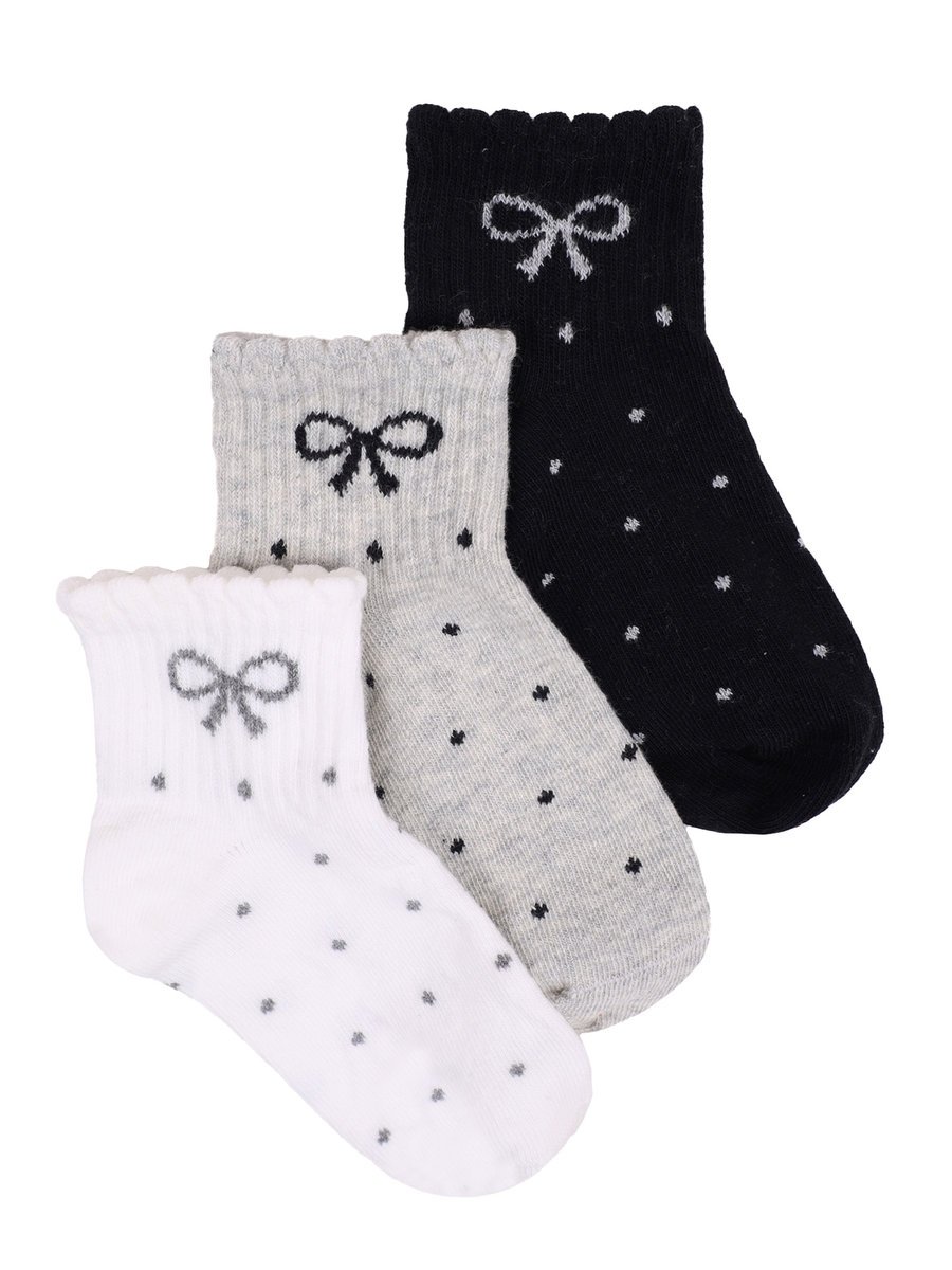 Skarpetki dziewczęce skarpety dziecięce bawełniane 3PAK 27-30 MYWAY