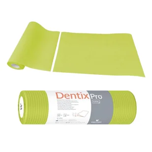 Serweta dentystyczna na rolce 33cm x 48cm limonkowa podfoliowana 54g DentixPro 40szt - Sprzęt i akcesoria stomatologiczne - miniaturka - grafika 1