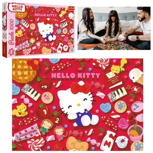 Hello Kitty Puzzle 1000 elementów, układanka TREFL - Puzzle - miniaturka - grafika 1