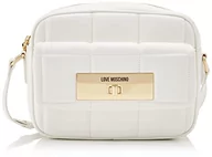 Torebki damskie - Love Moschino Jc4422pp0fkr0120 damska torba na ramię, biała - miniaturka - grafika 1