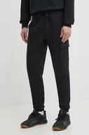 Spodnie męskie - New Balance spodnie dresowe kolor czarny gładkie MP41553BK - miniaturka - grafika 1