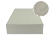 Prześcieradła dla dzieci - Prześcieradło Z Gumką 60X120 Jersey Jasny Szary - miniaturka - grafika 1