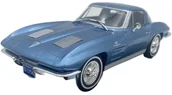 Samochody i pojazdy dla dzieci - CHEVROLET Corvette Stingray C2 1963 model 1/24 WhiteBox 124232 niebieski - miniaturka - grafika 1