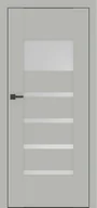 Drzwi wewnętrzne - Dre Drzwi Wewnętrzne Z Szybą Reva 2 Okleina Jasna Szara Mat - miniaturka - grafika 1