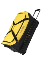 Torby podróżne - Torba podróżna Travelite Basic poszerzana 70 cm - black / white - miniaturka - grafika 1