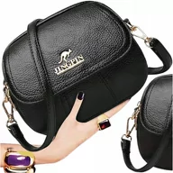 Torebki damskie - Torebka kuferek listonoszka skórzana na ramię kopertówka Damska Kangurek - miniaturka - grafika 1