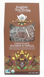 English Tea Shop, Herbata Rooibos, Chocolate Rooibos & Vanilla, 15 Piramidek - Herbata - miniaturka - grafika 1