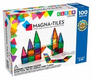 Klocki - klocki magnetyczne Clear Colors 100 elementów Magna Tiles - miniaturka - grafika 1