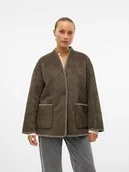 Kurtki damskie - Vero Moda Kurtka przejściowa w kolorze brązowym - miniaturka - grafika 1