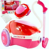 Zabawy w naśladowanie dorosłych - Odkurzacz Dla Dzieci Funkcja Ssania Wciąga Z Dźwiękiem Na Baterie  3 Lata+ - miniaturka - grafika 1