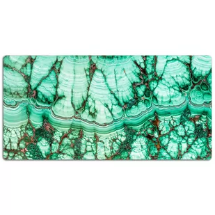 Podkładka na biurko Marmurowy turkus 120x60 cm - Podkładki na biurko - miniaturka - grafika 1