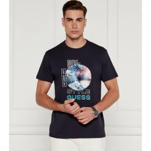 GUESS T-shirt | Regular Fit - Koszulki męskie - miniaturka - grafika 1