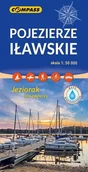 Obcojęzyczne przewodniki, mapy i atlasy - Mapa turystyczna - Pojezierze Iławskie laminowana - książka - miniaturka - grafika 1