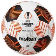 Piłka nożna - Piłka nożna Molten UEFA Europa League 2023/24 (kolor Biały. Pomarańczowy) - miniaturka - grafika 1