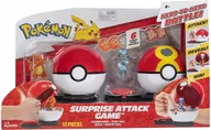 Gry planszowe - Gra Pokemon SURPRISE ATTACK Charmander vs Riolu JAZWARES - miniaturka - grafika 1
