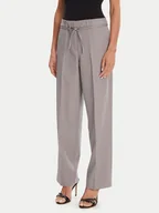 Spodnie damskie - ONLY Spodnie materiałowe Marine 15338350 Szary Straight Fit - miniaturka - grafika 1