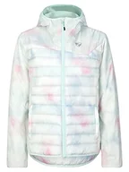 Kurtki damskie - Ziener Damska kurtka termiczna NANTANA Outdoor / Skitour | wiatroszczelna, wełna, bez PFC, cloudy rainbow, 34 - miniaturka - grafika 1