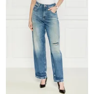 Spodnie damskie - BOSS ORANGE Jeansy | flare fit - miniaturka - grafika 1