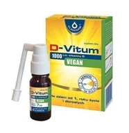 Witaminy i minerały - Oleofarm D-Vitum 1000 j.m. Vegan witamina D aerozol dla dzieci od 1. roku życia i dorosłych 7 ml 3608721 - miniaturka - grafika 1