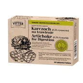 Układ pokarmowy - VITTER KARCZOCH (2,5% cynaryny) na trawienie, 60tabl. - miniaturka - grafika 1