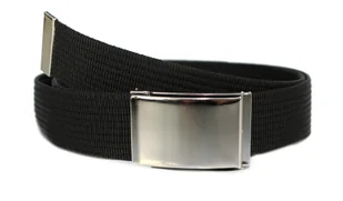 Pasek Parciany TRK (PL) Bawełniany PARCIAK 40 mm Z Klamrą Zatrzaskową CZARNĄ Schowek Wewnątrz Szeroki - Paski - miniaturka - grafika 3