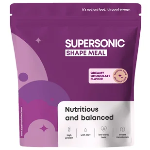 Supersonic Shape Meal, smak kremowej czekolady, 780 g - Słodkie kremy i masła - miniaturka - grafika 1