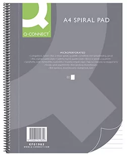 Q-CONNECT NOTATNIK , A4, w linię, 80 70gsm, perforacja KF01983 - Notesy i bloczki - miniaturka - grafika 3