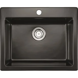 SONRA Makara 60 Black 70 - Zlewozmywaki - miniaturka - grafika 1