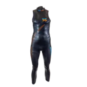 Pianki do pływania - BLUESEVENTY Pianka triathlonowa bez rękawów REACTION SLEEVELESS 2022 męska - miniaturka - grafika 1