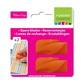 Gilotyny i trymery - Wymienne ostrza do trymera do papieru vaessen creative 2 sztuki - miniaturka - grafika 1