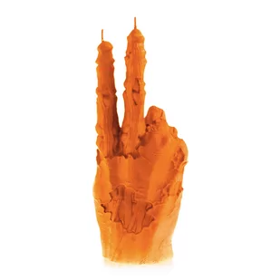 Świeca Zombie Hand PEACE Orange - Świece - miniaturka - grafika 1