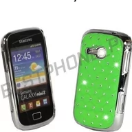 Etui i futerały do telefonów - Bling Samsung Galaxy Ace 3 Zielony - miniaturka - grafika 1