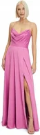 Sukienki - Vera Mont Sukienka Różowa Satynowa Koktajlowa Maxi 46 Jsj - miniaturka - grafika 1