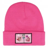 Czapki damskie - Czapka Zimowa Dziecięca LITTLE HERO TEAM Kreskówki Prezent Wzory Różowa - miniaturka - grafika 1