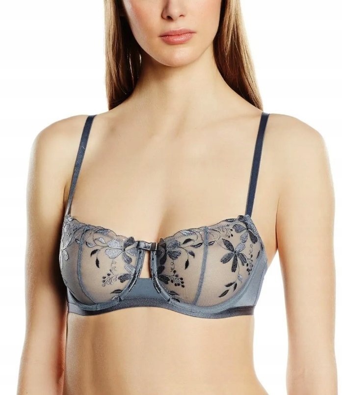 Biustonosz Triumph Sexy Angel Spotlight miękki na fiszbinach bardotka 75D