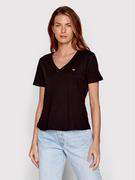 Koszulki i topy damskie - Tommy Jeans T-Shirt DW0DW14617 Czarny Slim Fit - miniaturka - grafika 1