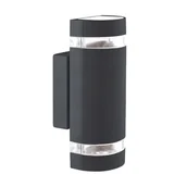 Lampy ogrodowe - Kaja Kinkiet ogrodowy TAYA 2x35W srebrny 5901425596350 - miniaturka - grafika 1