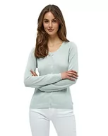 Swetry damskie - Minus Damski kardigan Laura, matowa miętowa lurex, XL - miniaturka - grafika 1