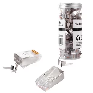 Wtyk RJ45 kat. 7 FTP NC-RJ457FT-14 100szt - Pozostałe akcesoria sieciowe - miniaturka - grafika 1