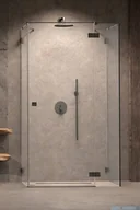 Kabiny prysznicowe - Radaway Essenza Pro Brushed GunMetal Kdj+S kabina 80x80x80cm prawa szczotkowany grafit 10097380-92-01R/10098080-01-01/10098080-01-01 - miniaturka - grafika 1