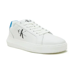 CALVIN KLEIN JEANS Skórzane sneakersy CHUNKY CUPSOLE MONOLOGO - Moda i Uroda OUTLET - miniaturka - grafika 1