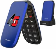 Telefony komórkowe - Volfen ASTRO FLIP 4G Niebieski - miniaturka - grafika 1