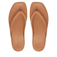 Klapki i japonki damskie - Japonki Crocs Miami Flip 211435 Brązowy - miniaturka - grafika 1