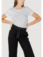 Koszulki i topy damskie - Armani Exchange T-Shirt XW001459 AF10356 Biały Casual Fit - miniaturka - grafika 1