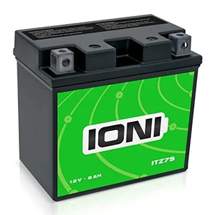 IONI ITZ7S 12 V 6 Ah AGM akumulator kompatybilny z YTZ7S / YTZ6S / MG7ZS uszczelniony/bezobsługowy akumulator motocyklowy, 6 Ah – kompatybilny z YTZ7S - Akumulatory motocyklowe - miniaturka - grafika 1