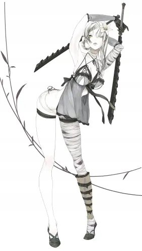 Plakat Anime Manga Nier nier_068 A1+ (custom)