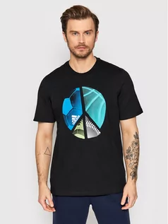 Koszulki męskie - Adidas T-Shirt Multiplicity Graphic HE4821 Czarny Regular Fit - grafika 1
