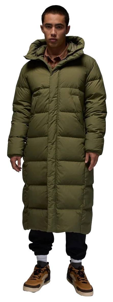 Płaszcz męski zimowy NIKE JORDAN pikowany puchowy z kapturem ocieplany r. XL