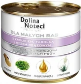 Mokra karma dla psów - Dolina Noteci PREMIUM dla psów małych ras z królikiem fasolką i ryżem 12x185g 5902291380429 - miniaturka - grafika 1